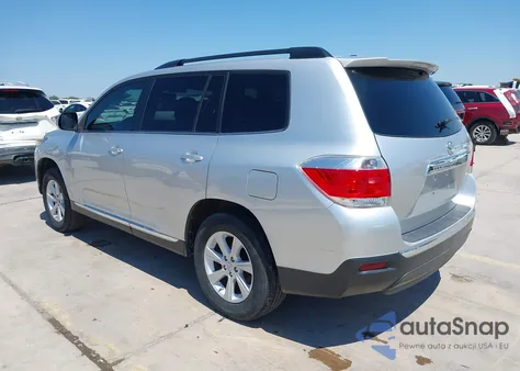 2012 Toyota Highlander Base V6 from USA, damaged, VIN 5TDZK3EH1CS052059